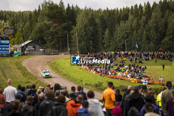 2023-08-05 - 24 Andreas MIKKELSEN (NOR), Torstein ERIKSEN (NOR), SKODA FABIA RS, RC2, Rally2, action during the Rally Finland 2023, 9th round of the 2023 WRC World Rally Car Championship, from August 3 to 6, 2023 in Jyväskylä, Finland - AUTO - WRC - RALLY FINLAND 2023 - RALLY - MOTORS