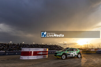 2023-09-07 - 20 Andreas MIKKELSEN (NOR), Torstein ERIKSEN (NOR), SKODA FABIA RS, RC2, Rally2, action during the Acropolis Rally Greece 2023, 10th round of the 2023 WRC World Rally Car Championship, from September 7 to 10, 2023 in Lamia, Greece - AUTO - WRC - ACROPOLIS RALLY GREECE 2023 - RALLY - MOTORS