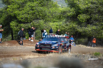2023-09-08 - Alexander Villanueva of Spain and Jose Murado of Spain are competing with their Skoda Fabia RS #39 during Day One of the FIA World Rally Championship EKO Acropolis Rally on September 08, 2023 in Loutraki, Greece. - FIA WORLD RALLY CHAMPIONSHIP EKO ACROPOLIS RALLY - DAY ONE - RALLY - MOTORS