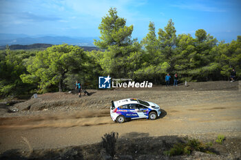 2023-09-08 - Filip Pyck of Belgium and Peter Dehouck of Belgium are competing with their Ford Fiesta #71 during Day One of the FIA World Rally Championship EKO Acropolis Rally on September 08, 2023 in Loutraki, Greece. - FIA WORLD RALLY CHAMPIONSHIP EKO ACROPOLIS RALLY - DAY ONE - RALLY - MOTORS