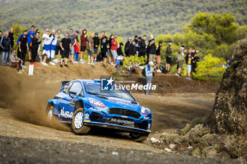 2023-09-08 - 27 Adrien FOURMAUX (FRA), Alexandre CORIA (FRA), M-SPORT FORD WORLD RALLY TEAM, FORD Fiesta MkII, RC2, Rally2, action during the Acropolis Rally Greece 2023, 10th round of the 2023 WRC World Rally Car Championship, from September 7 to 10, 2023 in Lamia, Greece - AUTO - WRC - ACROPOLIS RALLY GREECE 2023 - RALLY - MOTORS