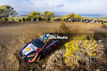 2023-09-08 - 04 Esapekka LAPPI (FIN), Janne FERM (FIN), HYUNDAI SHELL MOBIS WORLD RALLY TEAM, HYUNDAI i20 N Rally1 Hybrid, WRC, action during the Acropolis Rally Greece 2023, 10th round of the 2023 WRC World Rally Car Championship, from September 7 to 10, 2023 in Lamia, Greece - AUTO - WRC - ACROPOLIS RALLY GREECE 2023 - RALLY - MOTORS