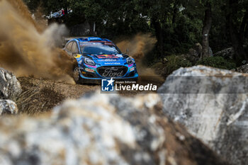 2023-09-08 - 08 Ott TANAK (EST), Martin JARVEOJA (EST), M-SPORT FORD WORLD RALLY TEAM, FORD Puma Rally1 Hybrid, WRC ,action during the Acropolis Rally Greece 2023, 10th round of the 2023 WRC World Rally Car Championship, from September 7 to 10, 2023 in Lamia, Greece - AUTO - WRC - ACROPOLIS RALLY GREECE 2023 - RALLY - MOTORS