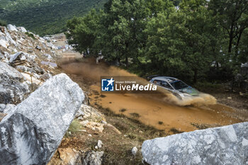 2023-09-08 - 22 Sami PAJARI (FIN), Enni MÄLKÖNEN (FIN), TOKSPORT WRT, SKODA Fabia RS, RC2, Rally2, action during the Acropolis Rally Greece 2023, 10th round of the 2023 WRC World Rally Car Championship, from September 7 to 10, 2023 in Lamia, Greece - AUTO - WRC - ACROPOLIS RALLY GREECE 2023 - RALLY - MOTORS