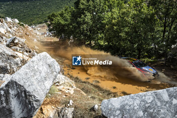 2023-09-08 - 11 Thierry NEUVILLE (BEL), Martijn WYDAEGHE (BEL), HYUNDAI SHELL MOBIS WORLD RALLY TEAM, HYUNDAI I20 N Rally1 Hybrid, WRC, action during the Acropolis Rally Greece 2023, 10th round of the 2023 WRC World Rally Car Championship, from September 7 to 10, 2023 in Lamia, Greece - AUTO - WRC - ACROPOLIS RALLY GREECE 2023 - RALLY - MOTORS