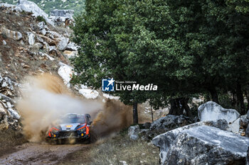 2023-09-08 - 04 Esapekka LAPPI (FIN), Janne FERM (FIN), HYUNDAI SHELL MOBIS WORLD RALLY TEAM, HYUNDAI i20 N Rally1 Hybrid, WRC, action during the Acropolis Rally Greece 2023, 10th round of the 2023 WRC World Rally Car Championship, from September 7 to 10, 2023 in Lamia, Greece - AUTO - WRC - ACROPOLIS RALLY GREECE 2023 - RALLY - MOTORS