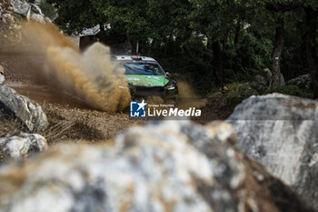 2023-09-08 - 24 Gus GREENSMITH (GBR), Jonas ANDERSSON (SWE), SKODA FABIA RS, RC2, Rally2, action during the Acropolis Rally Greece 2023, 10th round of the 2023 WRC World Rally Car Championship, from September 7 to 10, 2023 in Lamia, Greece - AUTO - WRC - ACROPOLIS RALLY GREECE 2023 - RALLY - MOTORS