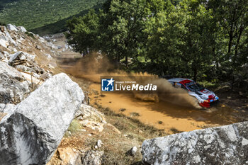2023-09-08 - 17 Sébastien OGIER (FRA), Vincent LANDAIS (FRA), TOYOTA GAZOO RACING WRT, TOYOTA GR Yaris Rally1 Hybrid, WRC, action during the Acropolis Rally Greece 2023, 10th round of the 2023 WRC World Rally Car Championship, from September 7 to 10, 2023 in Lamia, Greece - AUTO - WRC - ACROPOLIS RALLY GREECE 2023 - RALLY - MOTORS