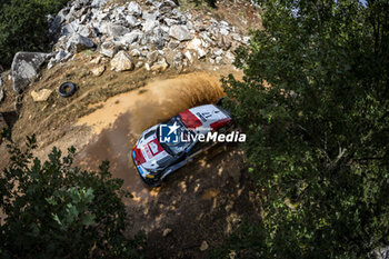 2023-09-08 - 17 Sébastien OGIER (FRA), Vincent LANDAIS (FRA), TOYOTA GAZOO RACING WRT, TOYOTA GR Yaris Rally1 Hybrid, WRC, action during the Acropolis Rally Greece 2023, 10th round of the 2023 WRC World Rally Car Championship, from September 7 to 10, 2023 in Lamia, Greece - AUTO - WRC - ACROPOLIS RALLY GREECE 2023 - RALLY - MOTORS