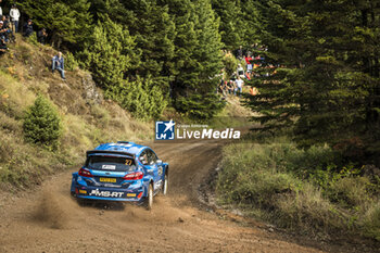 2023-09-09 - 27 Adrien FOURMAUX (FRA), Alexandre CORIA (FRA), M-SPORT FORD WORLD RALLY TEAM, FORD Fiesta MkII, RC2, Rally2, action during the Acropolis Rally Greece 2023, 10th round of the 2023 WRC World Rally Car Championship, from September 7 to 10, 2023 in Lamia, Greece - AUTO - WRC - ACROPOLIS RALLY GREECE 2023 - RALLY - MOTORS