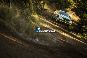 2023-09-09 - 22 Sami PAJARI (FIN), Enni MÄLKÖNEN (FIN), TOKSPORT WRT, SKODA Fabia RS, RC2, Rally2, action during the Acropolis Rally Greece 2023, 10th round of the 2023 WRC World Rally Car Championship, from September 7 to 10, 2023 in Lamia, Greece - AUTO - WRC - ACROPOLIS RALLY GREECE 2023 - RALLY - MOTORS