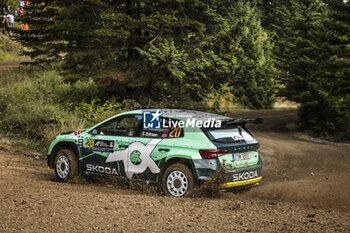 2023-09-09 - 20 Andreas MIKKELSEN (NOR), Torstein ERIKSEN (NOR), SKODA FABIA RS, RC2, Rally2, action during the Acropolis Rally Greece 2023, 10th round of the 2023 WRC World Rally Car Championship, from September 7 to 10, 2023 in Lamia, Greece - AUTO - WRC - ACROPOLIS RALLY GREECE 2023 - RALLY - MOTORS