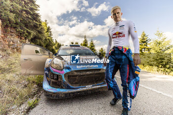 2023-09-09 - TANAK Ott (EST), M-SPORT FORD WORLD RALLY TEAM, FORD Puma Rally1 Hybrid, WRC, portrait during the Acropolis Rally Greece 2023, 10th round of the 2023 WRC World Rally Car Championship, from September 7 to 10, 2023 in Lamia, Greece - AUTO - WRC - ACROPOLIS RALLY GREECE 2023 - RALLY - MOTORS