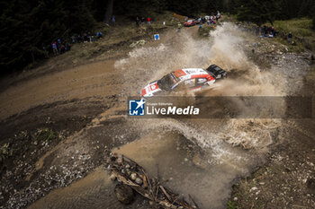 2023-09-09 - 17 Sébastien OGIER (FRA), Vincent LANDAIS (FRA), TOYOTA GAZOO RACING WRT, TOYOTA GR Yaris Rally1 Hybrid, WRC, action during the Acropolis Rally Greece 2023, 10th round of the 2023 WRC World Rally Car Championship, from September 7 to 10, 2023 in Lamia, Greece - AUTO - WRC - ACROPOLIS RALLY GREECE 2023 - RALLY - MOTORS
