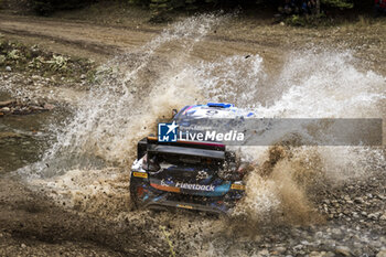 2023-09-09 - 09 Jourdan SERDERIDIS (GRC), Frédéric MICLOTTE (BEL), M-SPORT FORD WORLD RALLY TEAM, FORD Puma Rally1 Hybrid, WRC, action during the Acropolis Rally Greece 2023, 10th round of the 2023 WRC World Rally Car Championship, from September 7 to 10, 2023 in Lamia, Greece - AUTO - WRC - ACROPOLIS RALLY GREECE 2023 - RALLY - MOTORS