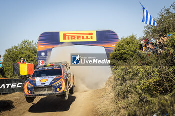 2023-09-10 - 11 Thierry NEUVILLE (BEL), Martijn WYDAEGHE (BEL), HYUNDAI SHELL MOBIS WORLD RALLY TEAM, HYUNDAI I20 N Rally1 Hybrid, WRC, action during the Acropolis Rally Greece 2023, 10th round of the 2023 WRC World Rally Car Championship, from September 7 to 10, 2023 in Lamia, Greece - AUTO - WRC - ACROPOLIS RALLY GREECE 2023 - RALLY - MOTORS