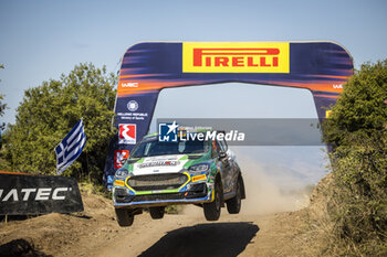 2023-09-10 - 60 William CREIGHTON (IRL), Liam REGAN (IRL), FORD Fiesta Rally3, RC3, Rally3, action during the Acropolis Rally Greece 2023, 10th round of the 2023 WRC World Rally Car Championship, from September 7 to 10, 2023 in Lamia, Greece - AUTO - WRC - ACROPOLIS RALLY GREECE 2023 - RALLY - MOTORS