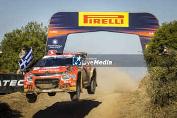2023-09-10 - 21 Yohan ROSSEL (FRA), Arnaud DUNAND (FRA), PH SPORT, CITROEN C3, RC2, Rally2, action during the Acropolis Rally Greece 2023, 10th round of the 2023 WRC World Rally Car Championship, from September 7 to 10, 2023 in Lamia, Greece - AUTO - WRC - ACROPOLIS RALLY GREECE 2023 - RALLY - MOTORS