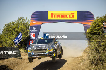 2023-09-10 - 61 Laurent PELLIER (FRA), Marine PELAMOURGUES (FRA), FORD Fiesta Rally3, RC3, Rally3, action during the Acropolis Rally Greece 2023, 10th round of the 2023 WRC World Rally Car Championship, from September 7 to 10, 2023 in Lamia, Greece - AUTO - WRC - ACROPOLIS RALLY GREECE 2023 - RALLY - MOTORS