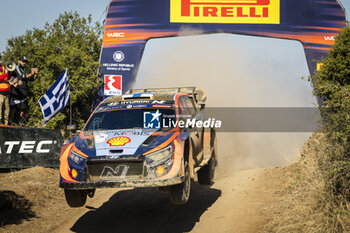 2023-09-10 - 04 Esapekka LAPPI (FIN), Janne FERM (FIN), HYUNDAI SHELL MOBIS WORLD RALLY TEAM, HYUNDAI i20 N Rally1 Hybrid, WRC, action during the Acropolis Rally Greece 2023, 10th round of the 2023 WRC World Rally Car Championship, from September 7 to 10, 2023 in Lamia, Greece - AUTO - WRC - ACROPOLIS RALLY GREECE 2023 - RALLY - MOTORS