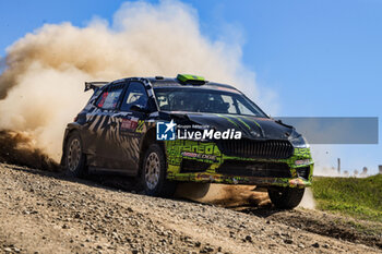 2023-09-29 - The Drive Oliver Solber and Elliott Edmondson,Team Oliver Solberg Skoda Fabia Rs,During, Fia World Rally Championship WRC Rally Chile Bio Bio,They Face Day 1 Of The Race,Los Angeles, Chile 29 Set,2023 - FIA WORLD RALLY CHAMPIONSHIP WRC RALLY CHILE BIO BIO 2023 - RALLY - MOTORS