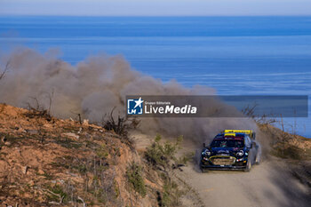 2023-09-30 - The Driver Heller Alberto and Allende Luis Ernesto Team M-Sport Ford Wrt, Ford Puma Rally1 Hybrid,During, Fia World Rally Championship WRC Rally Chile Bio Bio,They Face Day 2 Of The Race,Los Angeles, Chile 30 Set,2023 - FIA WORLD RALLY CHAMPIONSHIP WRC RALLY CHILE BIO BIO 2023 - RALLY - MOTORS
