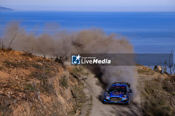 2023-09-30 - The Driver Ott Tanak (Est) and Martin Jarveoja (Est) Of Team M-Sport Ford World Rally Team , Ford Puma Rally1 Hybrid,During, Fia World Rally Championship WRC Rally Chile Bio Bio,They Face Day 2 Of The Race,Los Angeles, Chile 30 Set,2023 - FIA WORLD RALLY CHAMPIONSHIP WRC RALLY CHILE BIO BIO 2023 - RALLY - MOTORS