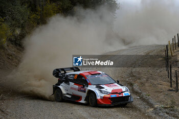 2023-10-01 - The Driver Kalle Rovanpera (Fin) and Jonne Halttunen (Fin)Of Team Toyota Gazoo Racing Wrt, Toyota Gr Yaris Rally1 Hybrid During, Fia World Rally Championship WRC Rally Chile Bio Bio,They Face Day 3 Of The Race,Los Angeles, Chile,01 October 2023 - FIA WORLD RALLY CHAMPIONSHIP WRC RALLY CHILE BIO BIO 2023 - RALLY - MOTORS