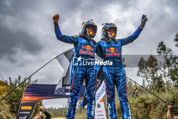 2023-10-01 - The Driver Ott Tanak (Est) and Martin Jarveoja (Est) Of Team M-Sport Ford World Rally Team , Ford Puma Rally1 Hybrid,During, Fia World Rally Championship WRC Rally Chile Bio Bio,They Celebrate After The Power Stage,Los Angeles, Chile,01 October 2023 - FIA WORLD RALLY CHAMPIONSHIP WRC RALLY CHILE BIO BIO 2023 - RALLY - MOTORS