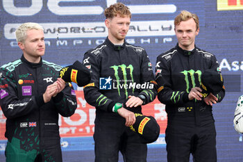 2023-10-01 - #22 Oliver SOLBERG (swe), Elliot EDMONSON (gbr), Skoda Fabia RS Rally2 RC2, podium, portrait during the Chile Rally 2023, 11th round of the 2023 WRC World Rally Car Championship, from September 28 to October 1st, 2023 in Los Angeles, Chile - AUTO - WRC - CHILE RALLY 2023 - RALLY - MOTORS