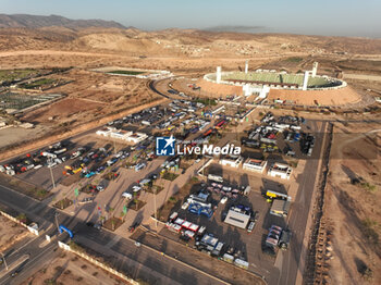 2023-10-11 - paddock, bivouac, during the Administrative checks and Scrutineering of the Rallye du Maroc 2023, from October 11 to 12, 2023 in Agadir, Morocco - AUTO - RALLYE DU MAROC 2023 - RALLY - MOTORS