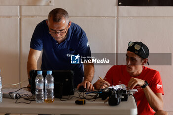 2023-10-11 - FIA during the Administrative checks and Scrutineering of the Rallye du Maroc 2023, from October 11 to 12, 2023 in Agadir, Morocco - AUTO - RALLYE DU MAROC 2023 - RALLY - MOTORS