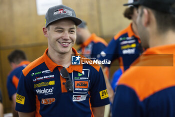 2023-10-11 - COX Bradley (zaf), Bas World KTM Racing Team, KTM 450 Rally Factory Replica, FIM W2RC, portrait during the Administrative checks and Scrutineering of the Rallye du Maroc 2023, from October 11 to 12, 2023 in Agadir, Morocco - AUTO - RALLYE DU MAROC 2023 - RALLY - MOTORS