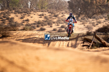 2023-10-11 - 32 COX Bradley (zaf), Bas World KTM Racing Team, KTM 450 Rally Factory Replica, FIM W2RC, action during the Private test of the Rallye du Maroc 2023, from October 10 to 11, 2023 near Agadir, in Morocco - AUTO - RALLYE DU MAROC 2023 - RALLY - MOTORS