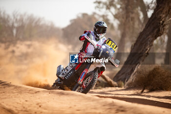 2023-10-11 - 14 BUHLER Sebastien (ger), Hero Motorsports Team Rally, Hero 450, FIM W2RC, action during the Private test of the Rallye du Maroc 2023, from October 10 to 11, 2023 near Agadir, in Morocco - AUTO - RALLYE DU MAROC 2023 - RALLY - MOTORS