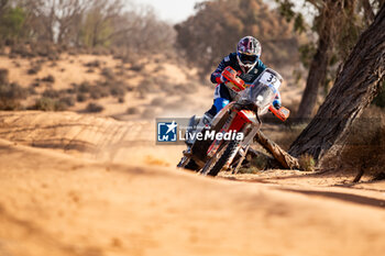 2023-10-11 - 32 COX Bradley (zaf), Bas World KTM Racing Team, KTM 450 Rally Factory Replica, FIM W2RC, action during the Private test of the Rallye du Maroc 2023, from October 10 to 11, 2023 near Agadir, in Morocco - AUTO - RALLYE DU MAROC 2023 - RALLY - MOTORS