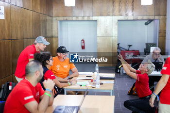 2023-10-11 - BXR ambiance LOEB Sébastien (fra), Bahrain Raid Xtreme, Prodrive Hunter, FIA W2RC, portrait during the Administrative checks and Scrutineering of the Rallye du Maroc 2023, from October 11 to 12, 2023 in Agadir, Morocco - AUTO - RALLYE DU MAROC 2023 - RALLY - MOTORS