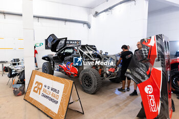 2023-10-11 - 214 SERRADORI Mathieu (fra), MINAUDIER Loic (fra), SRT, Century CR6-T, FIA W2RC, ambiance during the Administrative checks and Scrutineering of the Rallye du Maroc 2023, from October 11 to 12, 2023 in Agadir, Morocco - AUTO - RALLYE DU MAROC 2023 - RALLY - MOTORS