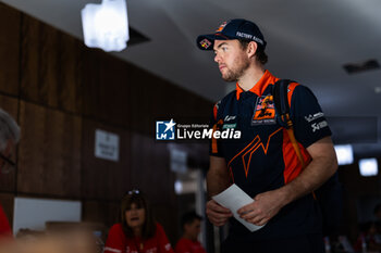 2023-10-12 - WALKNER Matthias (aut), Red Bull KTM Factory Racing, KTM 450 Rally Factory, FIM W2RC, portrait during the Administrative checks and Scrutineering of the Rallye du Maroc 2023, from October 11 to 12, 2023 in Agadir, Morocco - AUTO - RALLYE DU MAROC 2023 - RALLY - MOTORS