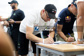 2023-10-12 - GOTTSCHALK Timo (ger), Overdrive Racing, Toyota Hilux Overdrive, FIA W2RC, portrait during the Administrative checks and Scrutineering of the Rallye du Maroc 2023, from October 11 to 12, 2023 in Agadir, Morocco - AUTO - RALLYE DU MAROC 2023 - RALLY - MOTORS