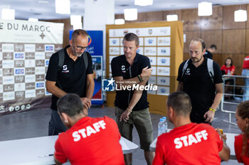 2023-10-12 - 207 CHICHERIT Guerlain (fra), WINOCQ Alex (fra), Overdrive Racing, Toyota Hilux Overdrive, FIA W2RC, LESONNEUR Sebastien, during the Administrative checks and Scrutineering of the Rallye du Maroc 2023, from October 11 to 12, 2023 in Agadir, Morocco - AUTO - RALLYE DU MAROC 2023 - RALLY - MOTORS