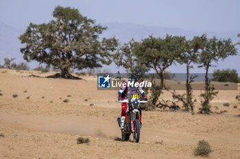 2023-10-13 - 14 BUHLER Sebastien (ger), Hero Motorsports Team Rally, Hero 450, FIM W2RC, action during the Prologue of the Rallye du Maroc 2023, on October 13, 2023 in Agadir, Morocco - AUTO - RALLYE DU MAROC 2023 - RALLY - MOTORS