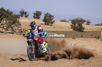 2023-10-13 - 16 BRANCH Ross (bwa), Hero Motorsports Team Rally, Hero 450, FIM W2RC, action during the Prologue of the Rallye du Maroc 2023, on October 13, 2023 in Agadir, Morocco - AUTO - RALLYE DU MAROC 2023 - RALLY - MOTORS