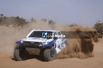 2023-10-13 - 210 KROTOV Denis (kgz), ZHILTSOV Konstantin (isr), Overdrive Racing, Toyota Hilux Overdrive, FIA W2RC, action during the Prologue of the Rallye du Maroc 2023, on October 13, 2023 in Agadir, Morocco - AUTO - RALLYE DU MAROC 2023 - RALLY - MOTORS