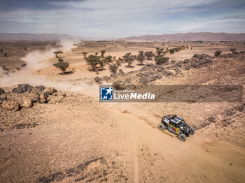 2023-10-14 - 304 LOPEZ CONTARDO Francisco (chi), ORTEGA GIL Diego (spa), Red Bull Can-Am Factory Team, Can-Am Maverick X3, FIA W2RC, action during the Stage 1 of the Rallye du Maroc 2023, on October 14, 2023 between Agadir and Zagora, Morocco - AUTO - RALLYE DU MAROC 2023 - RALLY - MOTORS