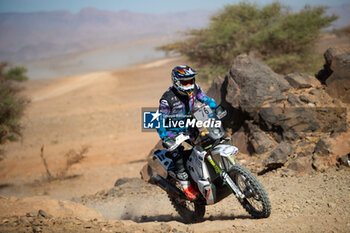 2023-10-14 - 76 LEPAN Jean-Loup (fra), Duust Rally Team, KTM 450 Rally Replica, FIM W2RC, action during the Stage 1 of the Rallye du Maroc 2023, on October 14, 2023 between Agadir and Zagora, Morocco - AUTO - RALLYE DU MAROC 2023 - RALLY - MOTORS