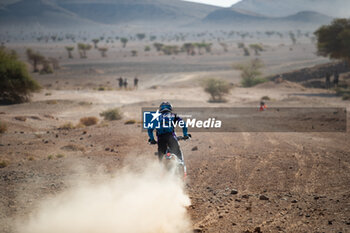 2023-10-14 - 76 LEPAN Jean-Loup (fra), Duust Rally Team, KTM 450 Rally Replica, FIM W2RC, action during the Stage 1 of the Rallye du Maroc 2023, on October 14, 2023 between Agadir and Zagora, Morocco - AUTO - RALLYE DU MAROC 2023 - RALLY - MOTORS