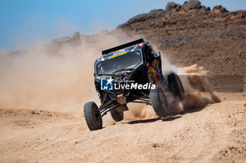 2023-10-14 - 302 QUINTERO Seth (usa), ZENZ Dennis (ger), Red Bull Off-Road Junior Team USA, Can-Am Maverick X3, FIA W2RC, action during the Stage 1 of the Rallye du Maroc 2023, on October 14, 2023 between Agadir and Zagora, Morocco - AUTO - RALLYE DU MAROC 2023 - RALLY - MOTORS