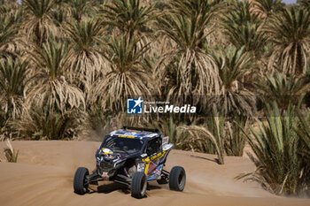 2023-10-15 - 304 LOPEZ CONTARDO Francisco (chi), ORTEGA GIL Diego (spa), Red Bull Can-Am Factory Team, Can-Am Maverick X3, FIA W2RC, action during the Stage 2 of the Rallye du Maroc 2023, on October 15, 2023 around Zagora, Morocco - AUTO - RALLYE DU MAROC 2023 - RALLY - MOTORS