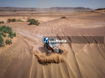 2023-10-15 - 407 CHOBLET Adrien (fra), MAGAT Laurent (fra), Team Casteu, BRP Can-Am Maverick XRS Turbo RR, action during the Stage 2 of the Rallye du Maroc 2023, on October 15, 2023 around Zagora, Morocco - AUTO - RALLYE DU MAROC 2023 - RALLY - MOTORS